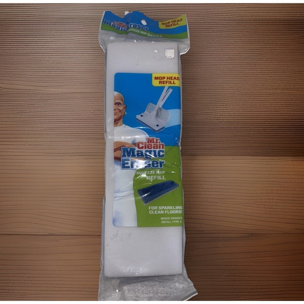Mr Clean‎ Magic Eraser New Universal Mop Refill Type A Fits Most Squeeze Mops